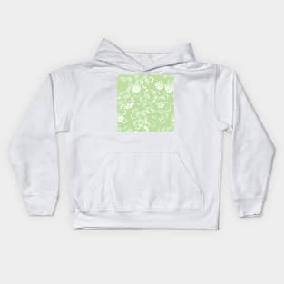 Tea Green Batik Kids Hoodie